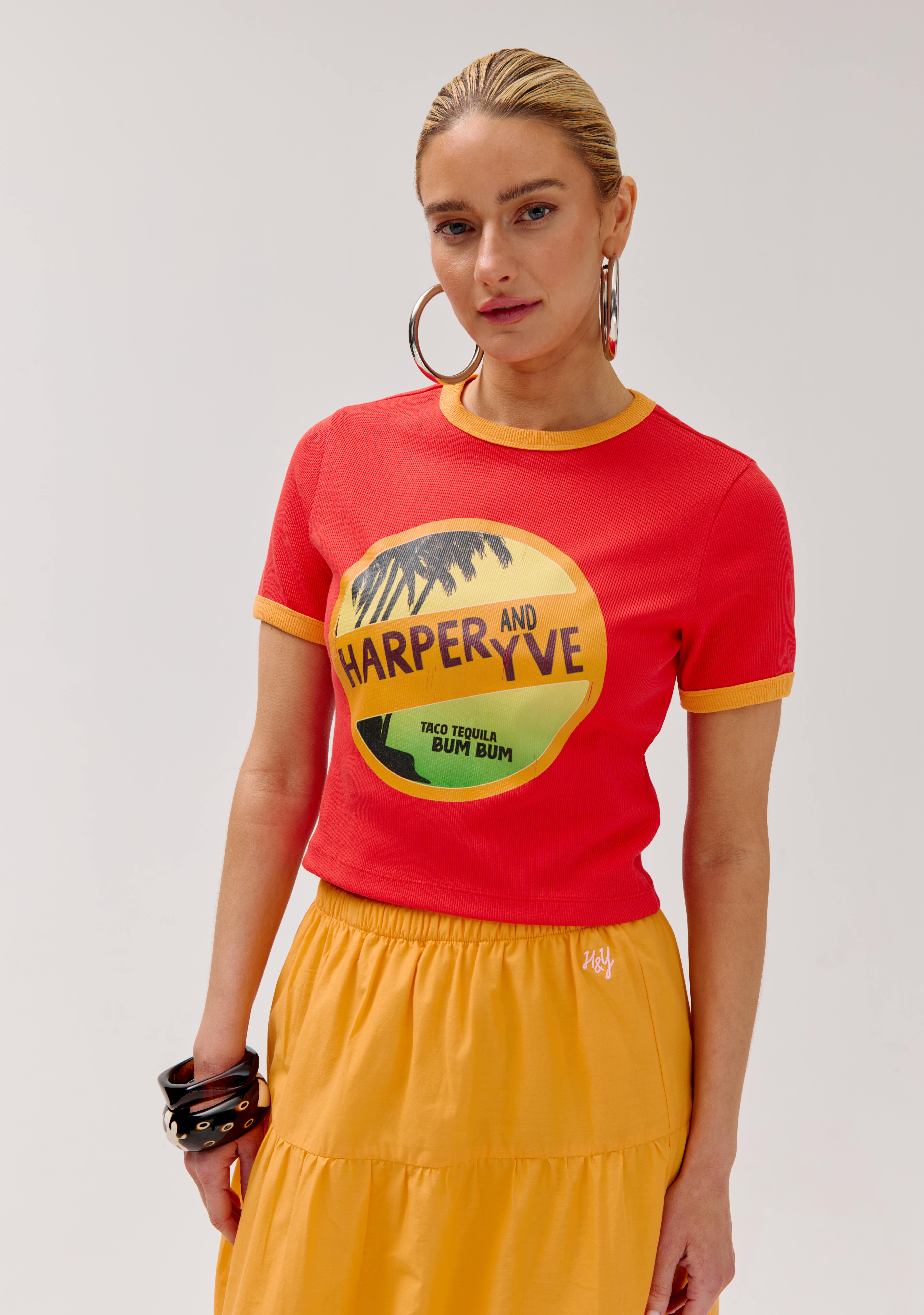Harper & Yve Top Tacotequila HS6Y307 Rood