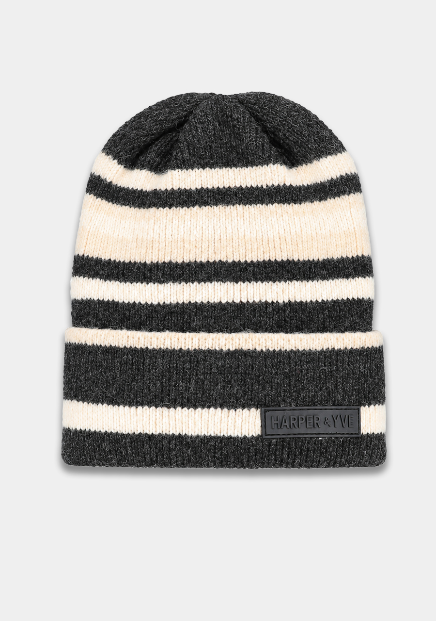 Harper & Yve Beanie harper AW6NACC03 Donker Grijs