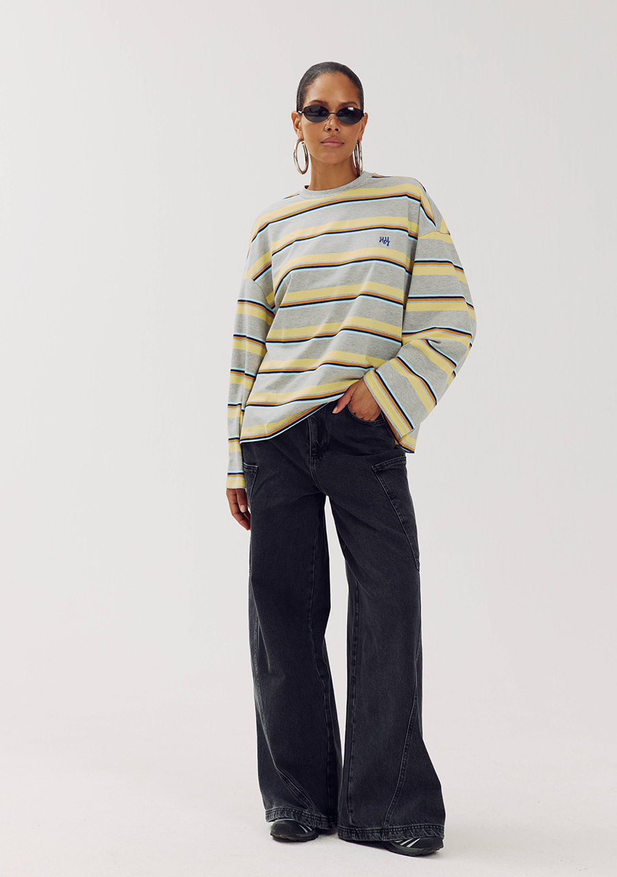 Harper & Yve T-shirt Tommy AW6P613 Licht grijs