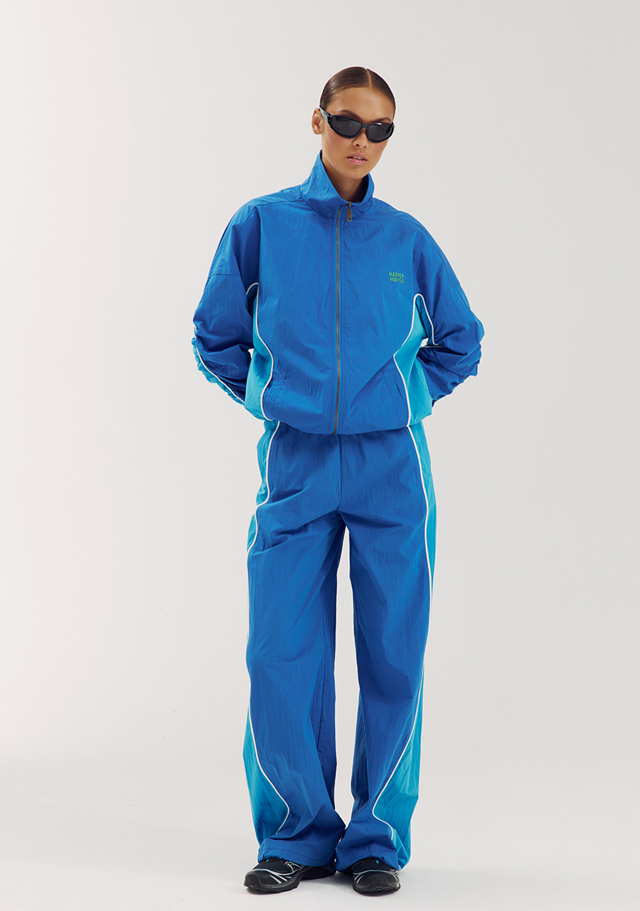 Harper & Yve Broek Charlie AWT6P100 Blauw