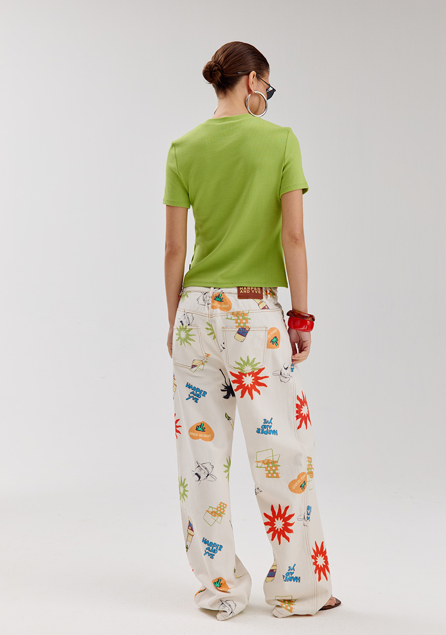 Harper & Yve Top Cammy HS6P415 Groen