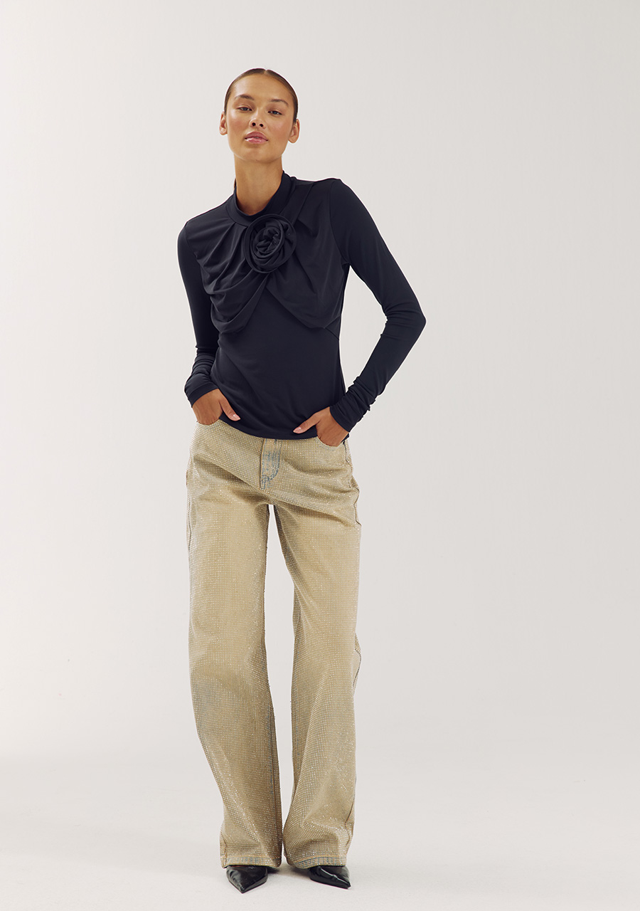 Harper & Yve T-shirt Jose DW6T500 Antraciet