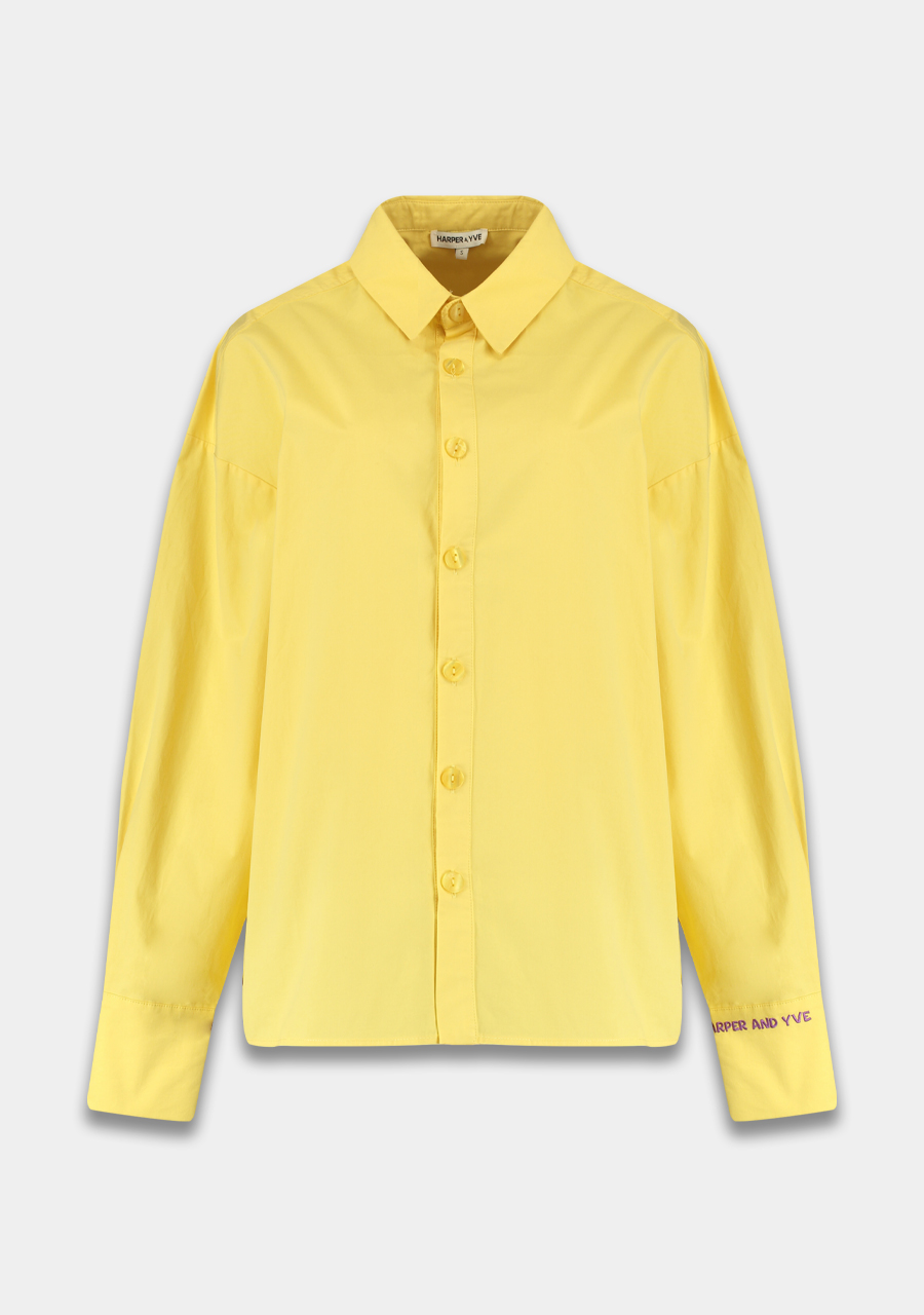 Harper & Yve Blouse Yelena SS25P608 Geel