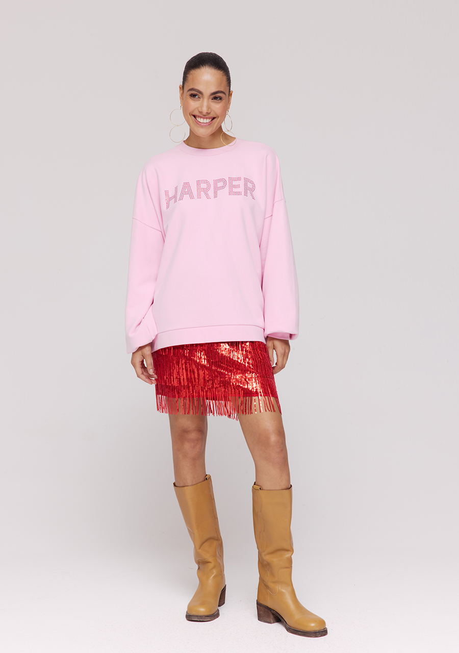 Harper & Yve Sweater Rhine DW25Y500 Licht rose Harper & Yve Sweater Rhine DW25Y500 Licht rose