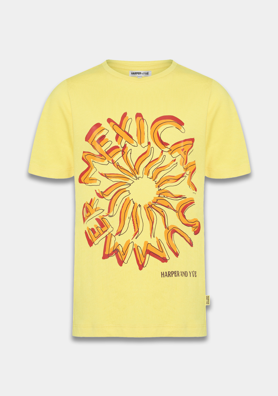 Harper & Yve T-shirt Mexicansun HS6Y308 Geel