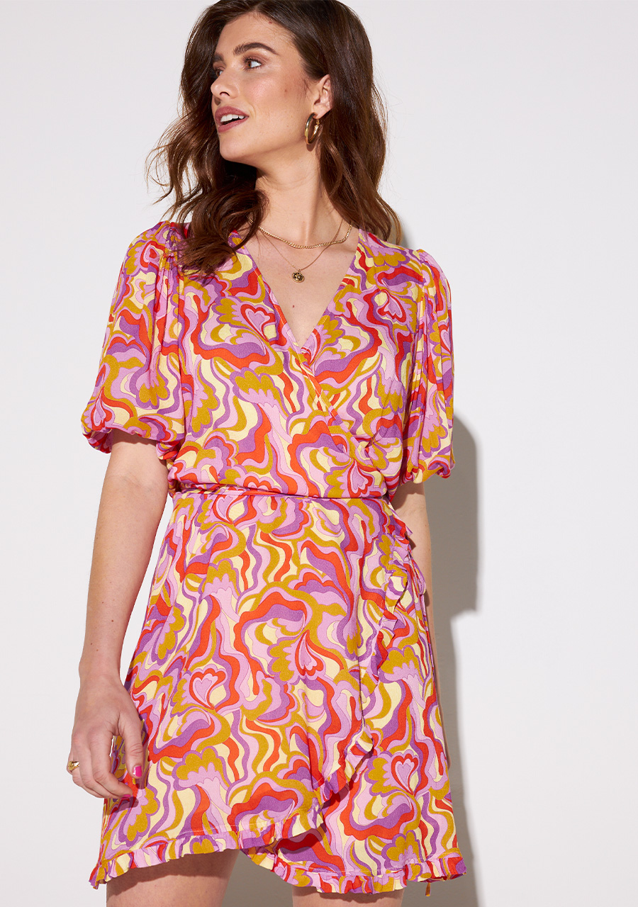 Harper & Yve Korte jurk Romee SS23J913 Multi