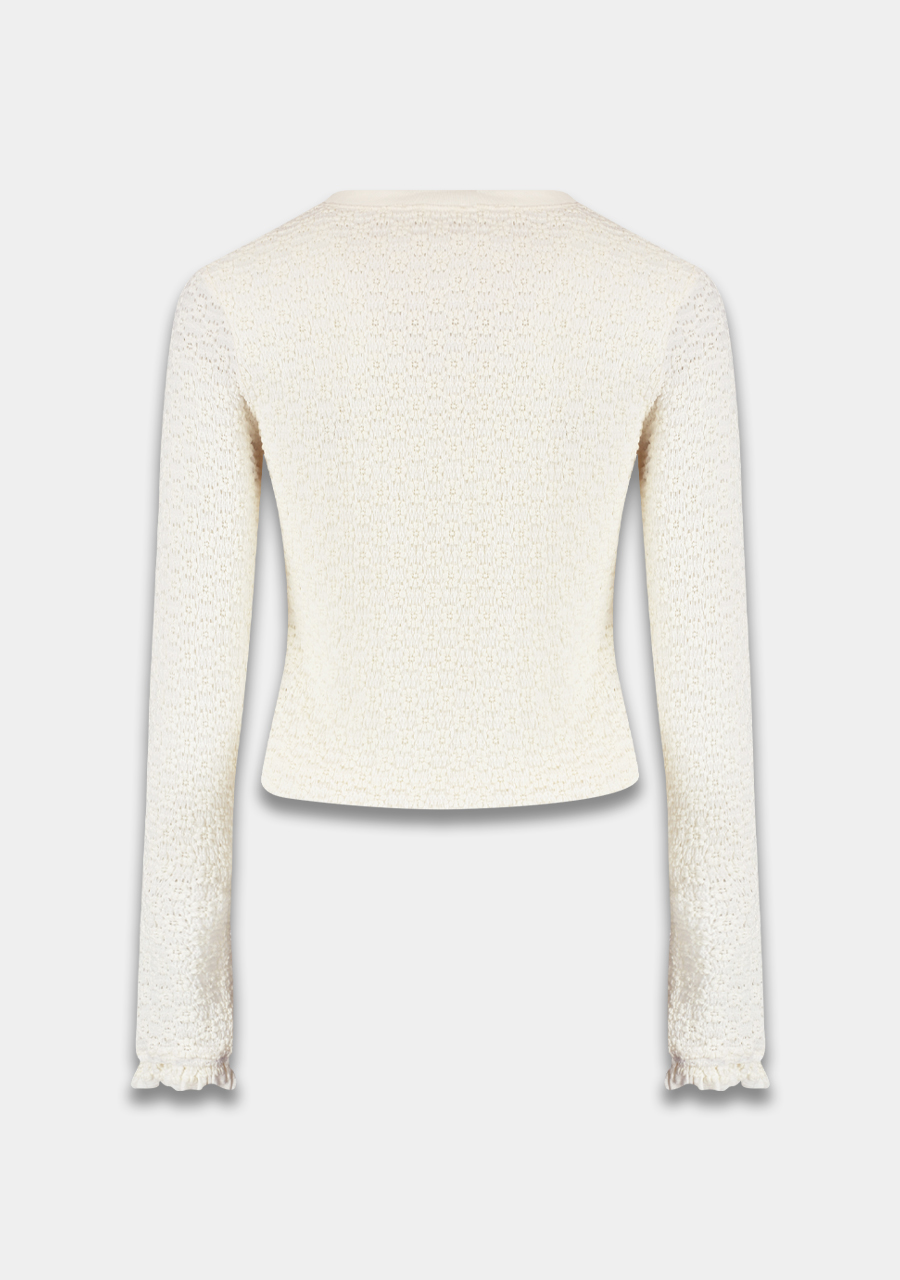 Harper & Yve Top Fenn SS25P605 Ecru