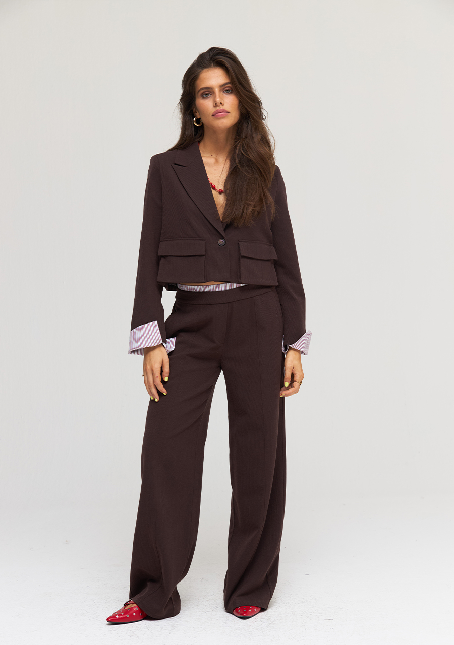 Harper & Yve Broek Lilian DW24N103 Bruin