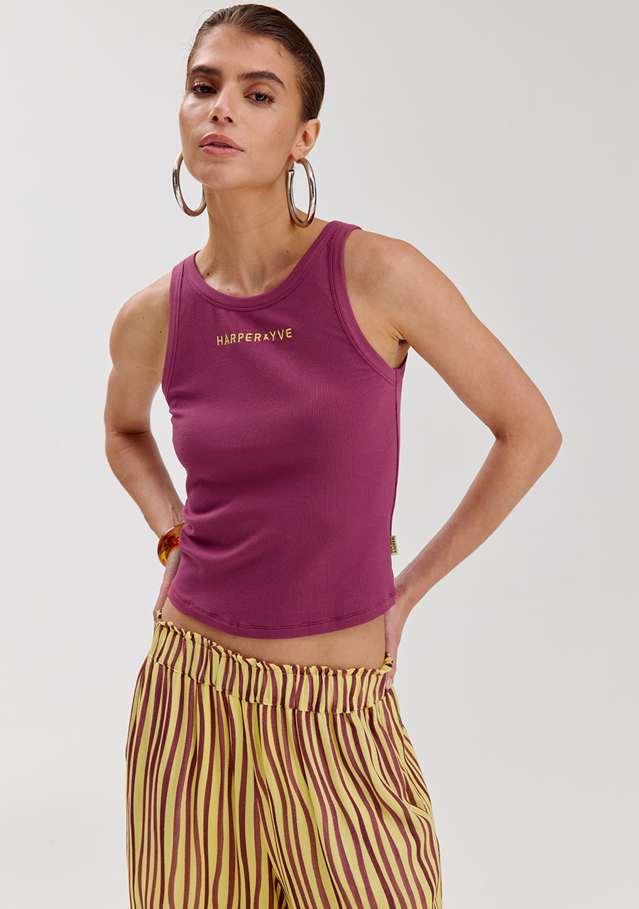 Harper & Yve Top Yenn HS6P404 Paars