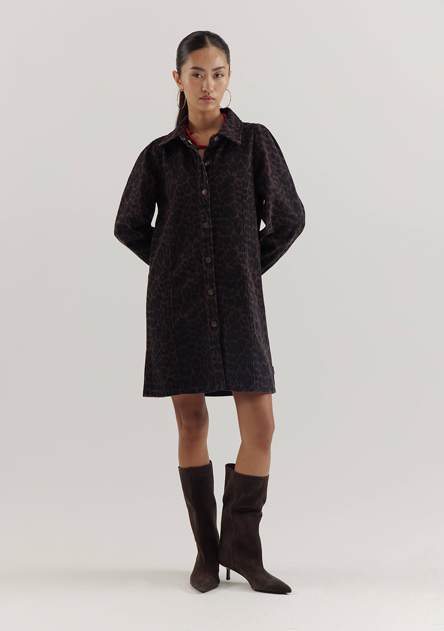 Harper & Yve Jurk Zara AW25R900 Donker bruin