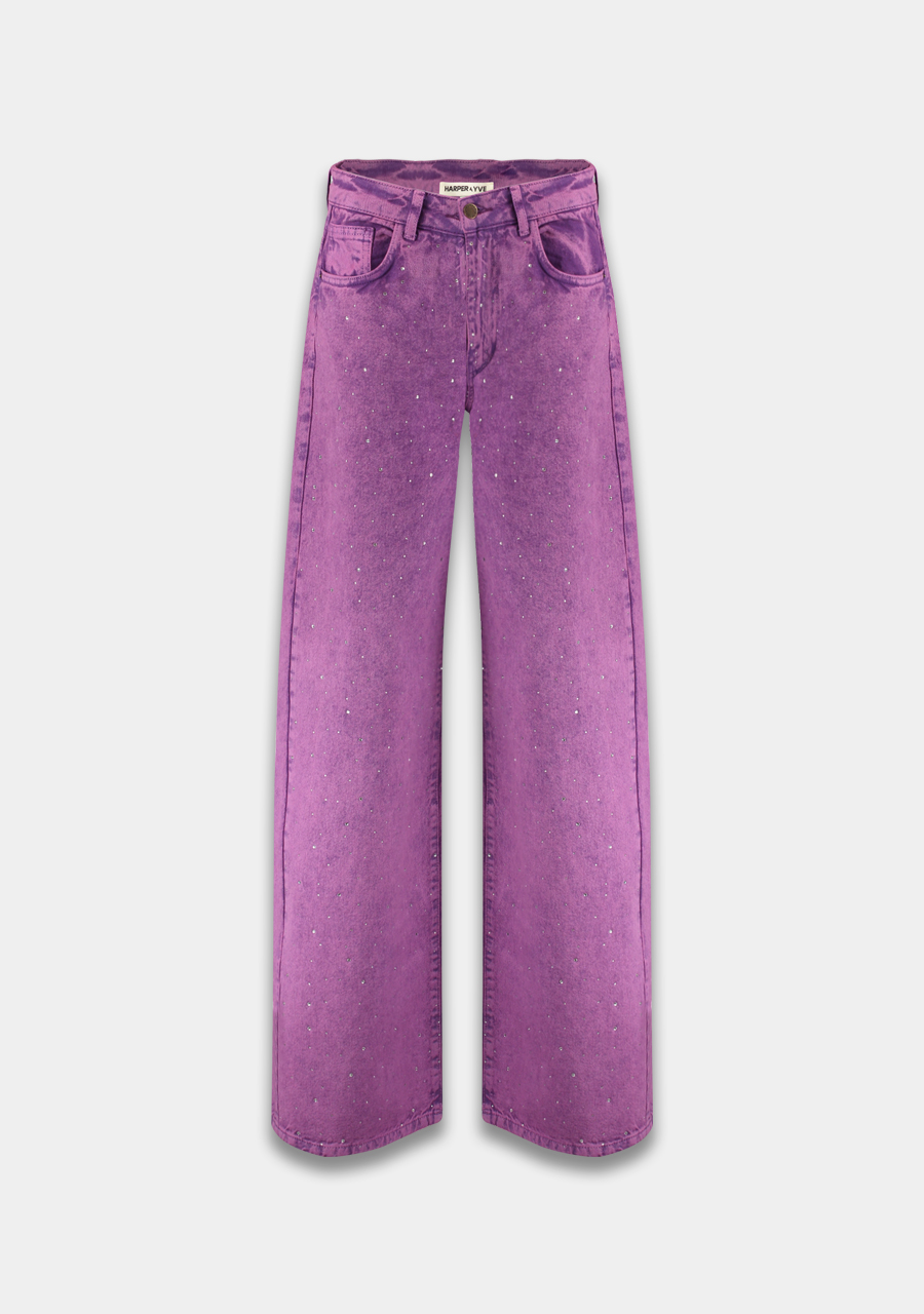 Harper & Yve Jeans Mayra SS25D104 Paars