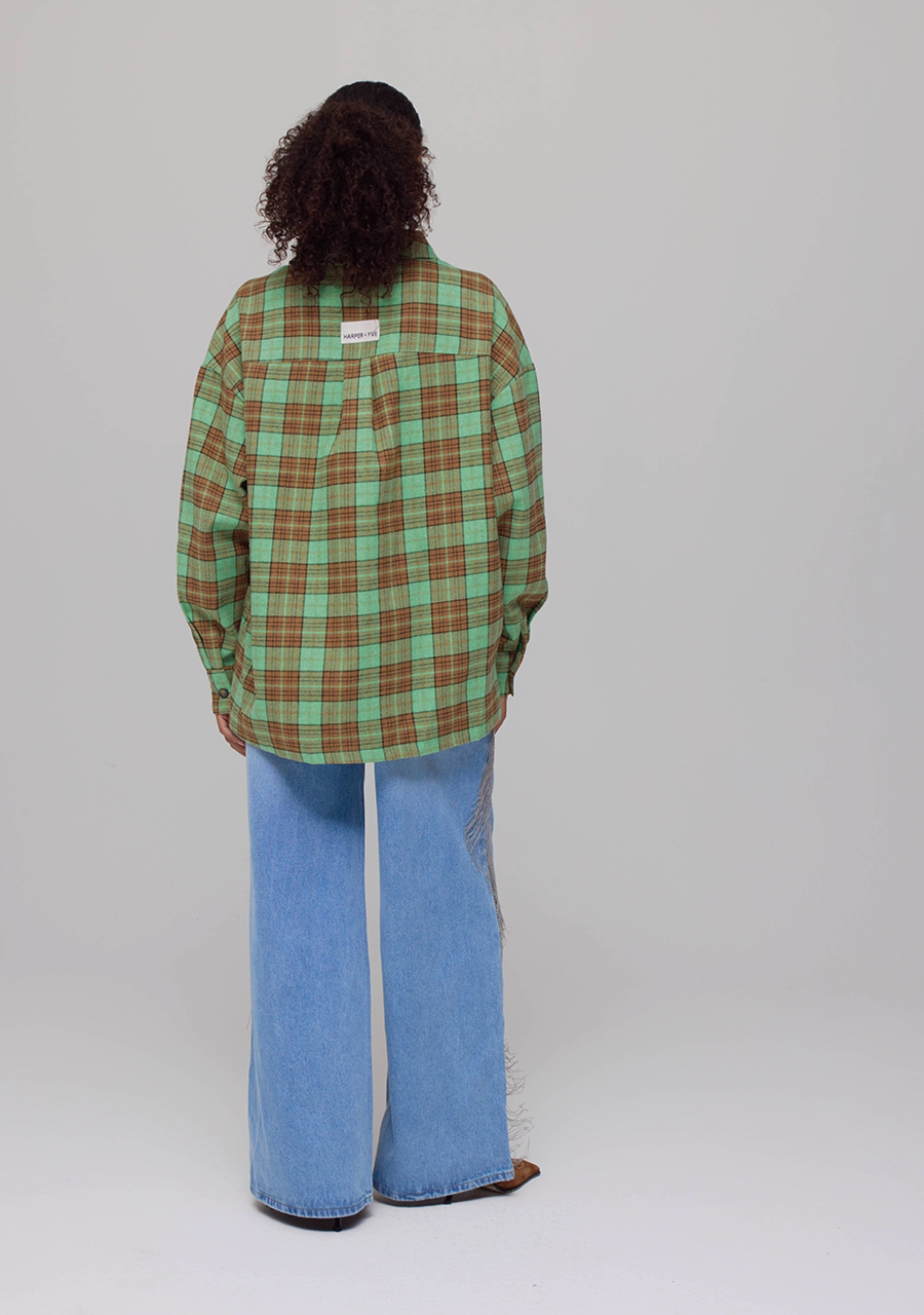 Harper & Yve Blouse Selena AW25P602 Groen Harper & Yve Blouse Selena AW25P602 Groen