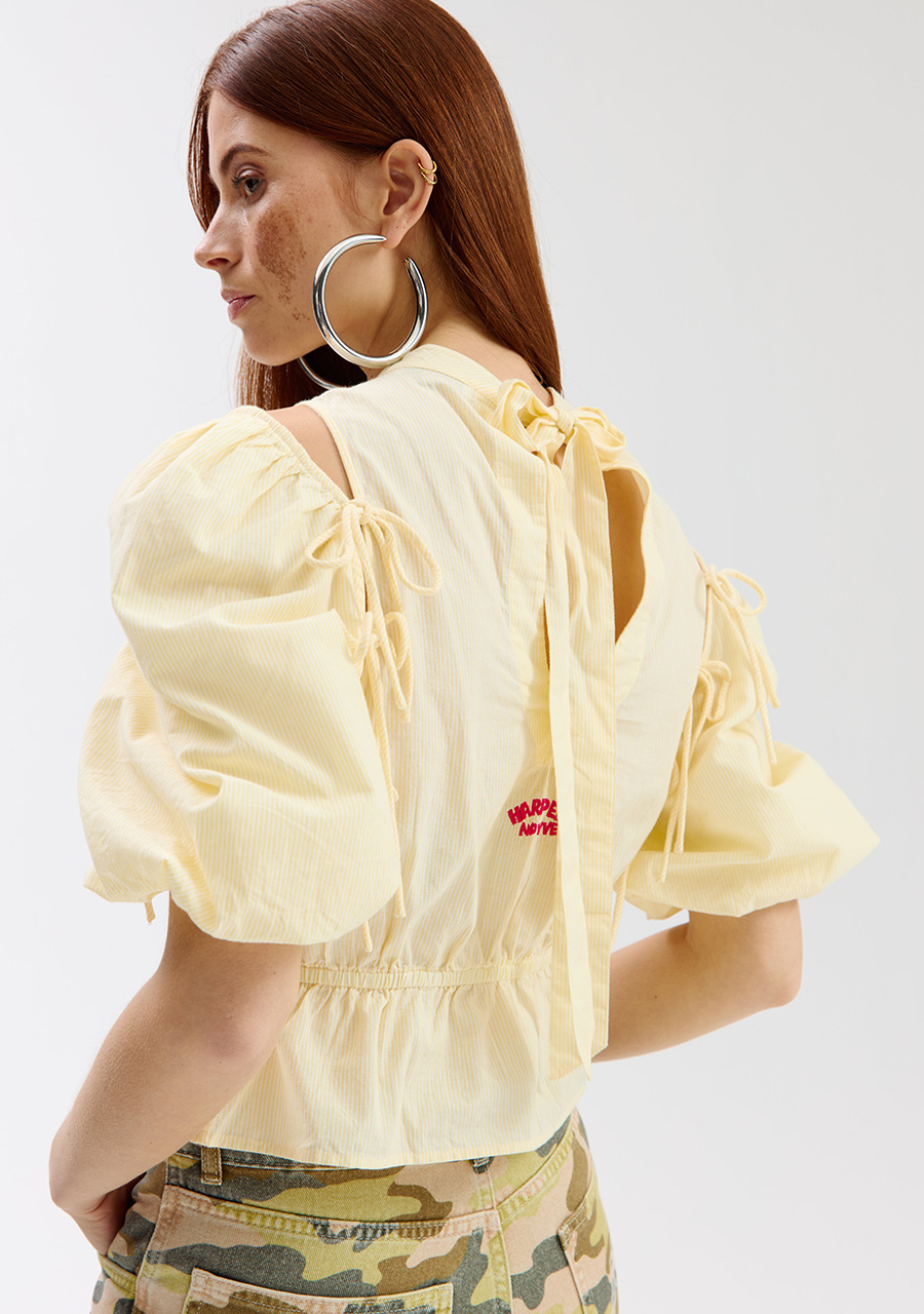 Harper & Yve Blouse Jacey SS6C400 Geel