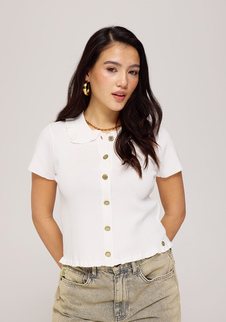 Harper & Yve Top Semmy SS25P401 Ecru