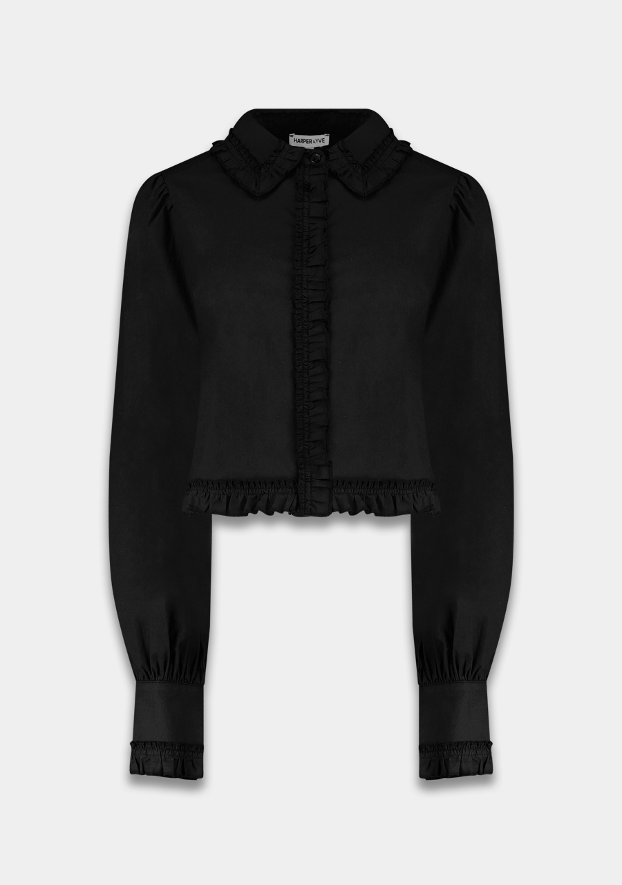 Harper & Yve Blouse Ellie AW25P603 Zwart