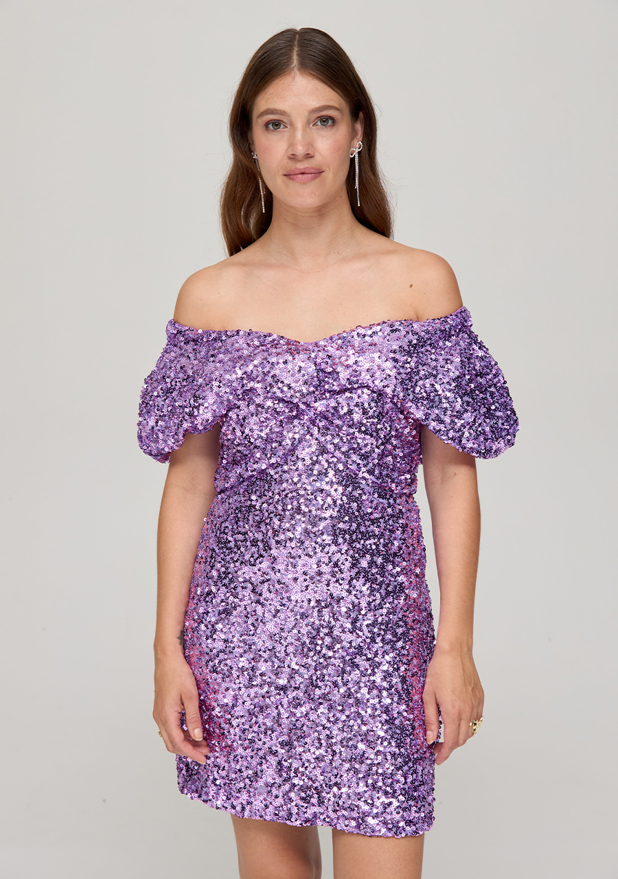 Harper & Yve Jurk Eloise DW24P900 Paars Harper & Yve Jurk Eloise DW24P900 Paars