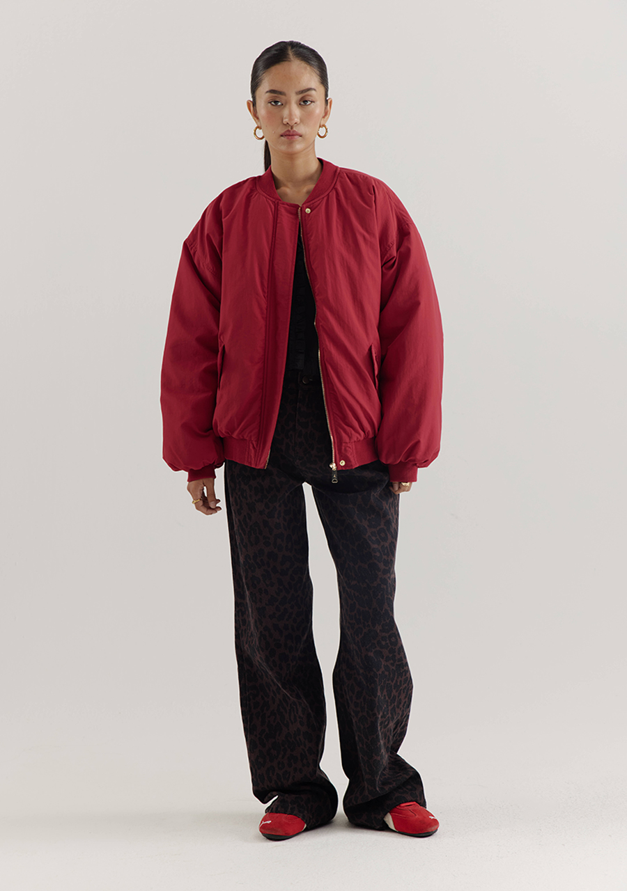 Harper & Yve Bomberjack Nora AW25N222 Rood