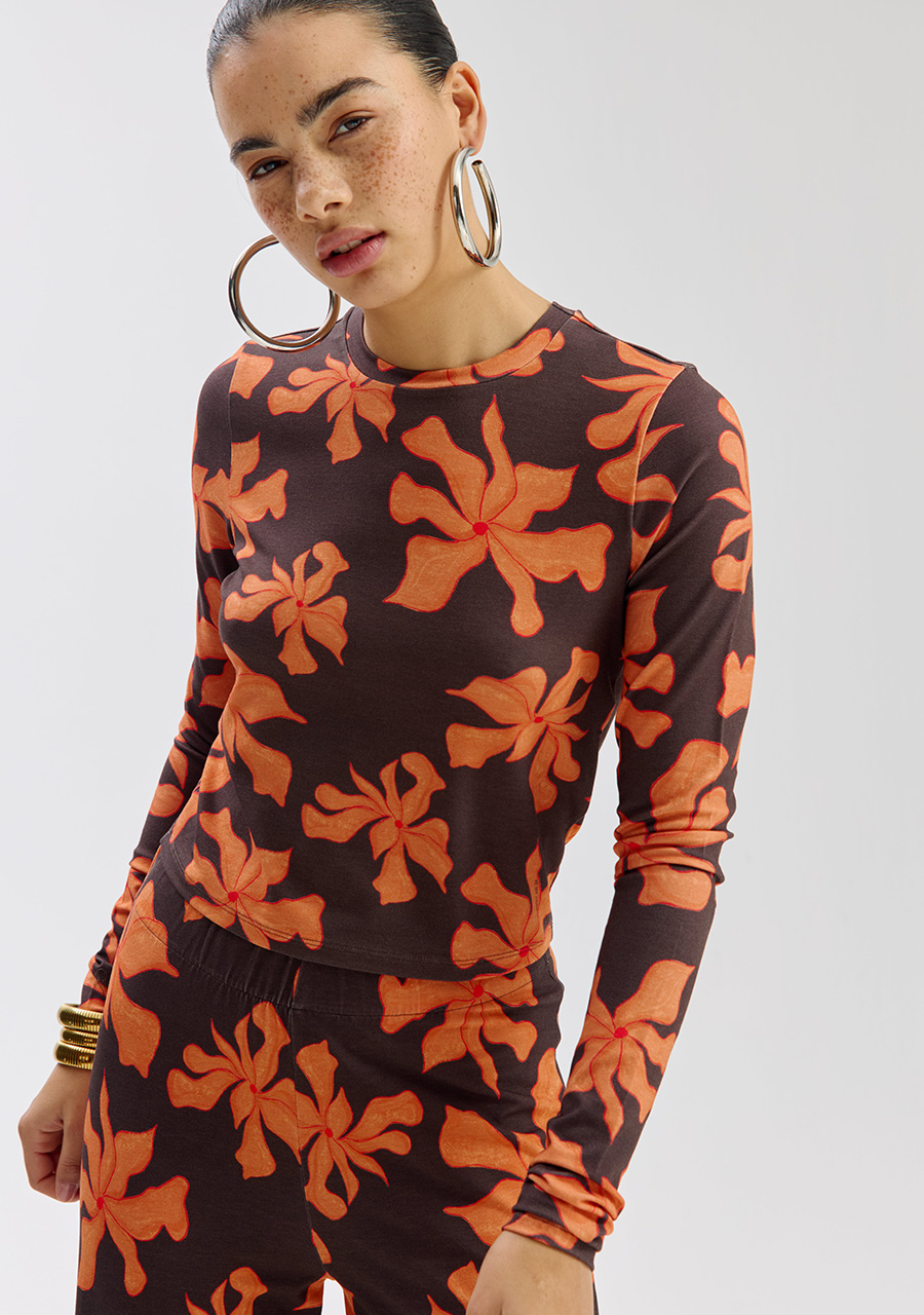 Harper & Yve Top Steff SS6T504 Oranje