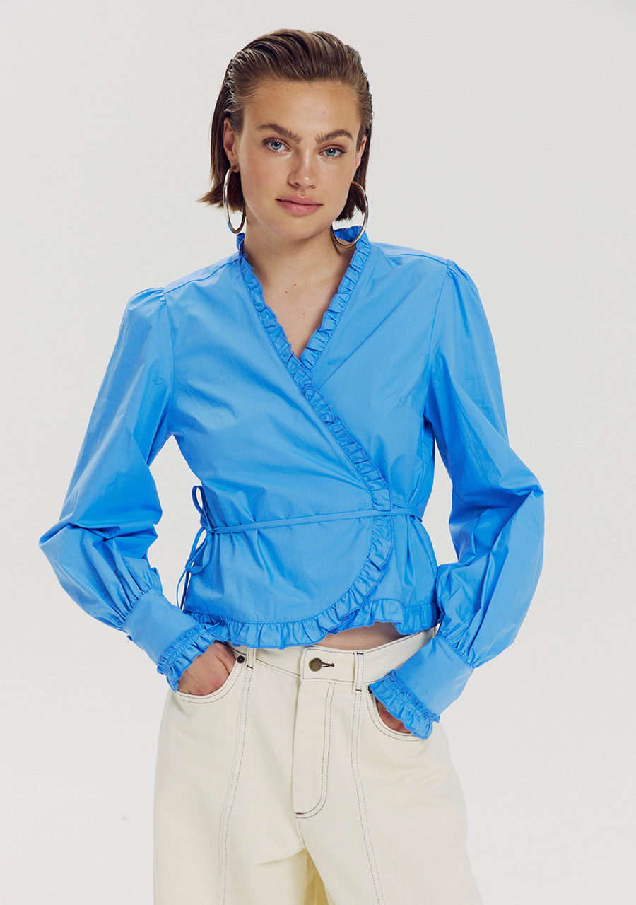 Harper & Yve Blouse Coby AW6P603 Licht blauw