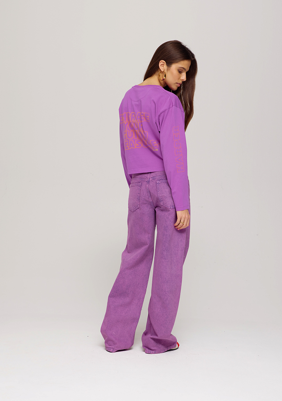 Harper & Yve Shirt Embrace SS25Y500 Paars