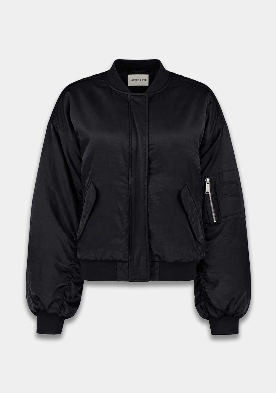 Harper & Yve Bomberjack Lenora DW6N208 Zwart