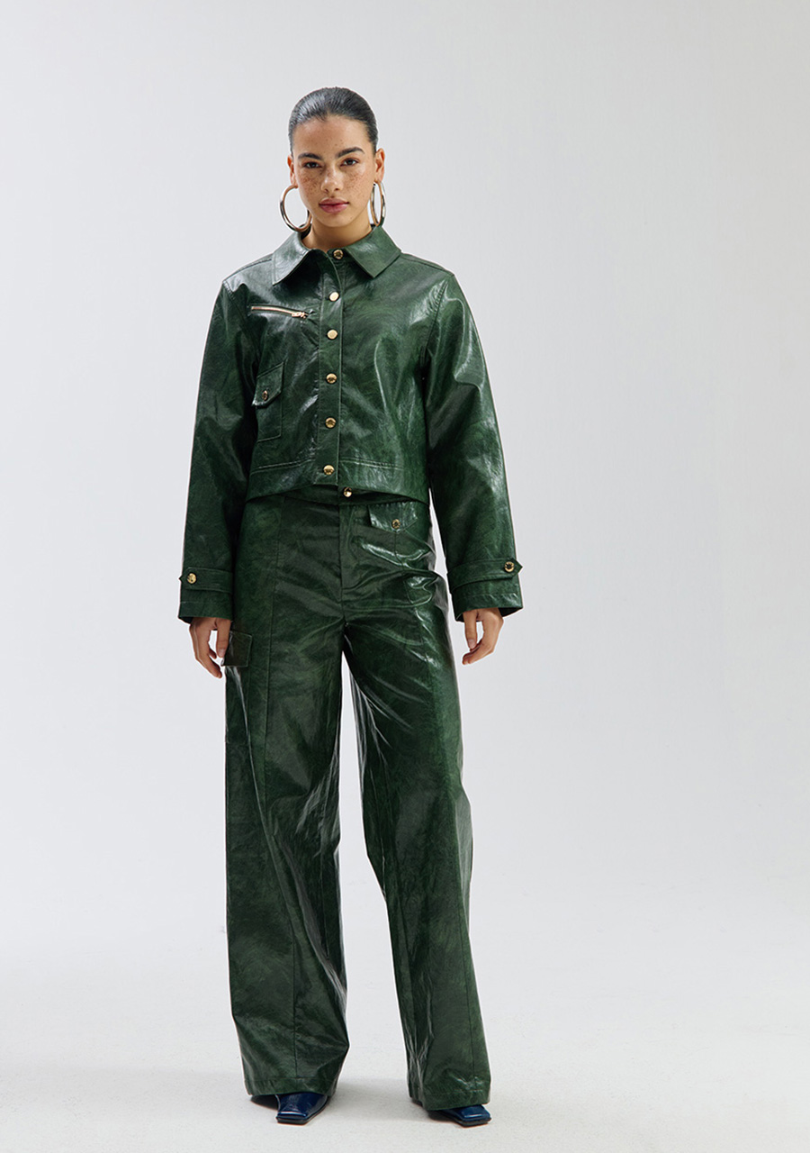 Harper & Yve Broek Bodi SS6N100 Donker groen