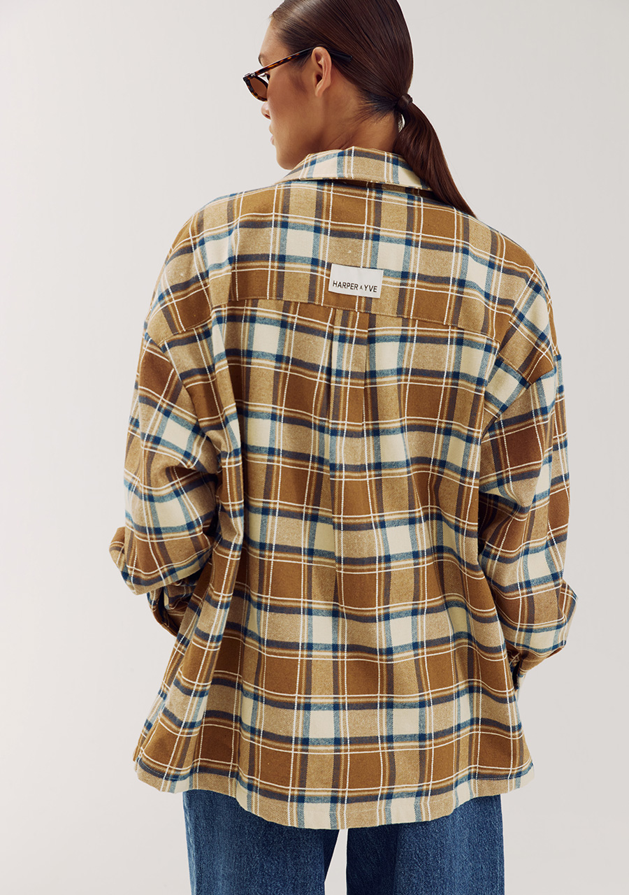 Harper & Yve Blouse Selena AW6P605 Licht bruin