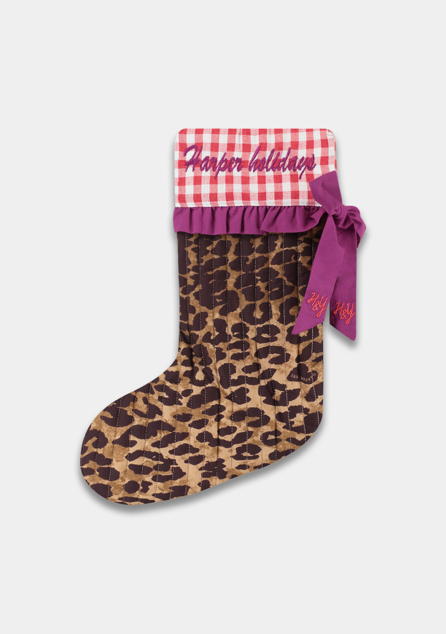 Harper & Yve Christmas sock DW25PACC50 Bruin