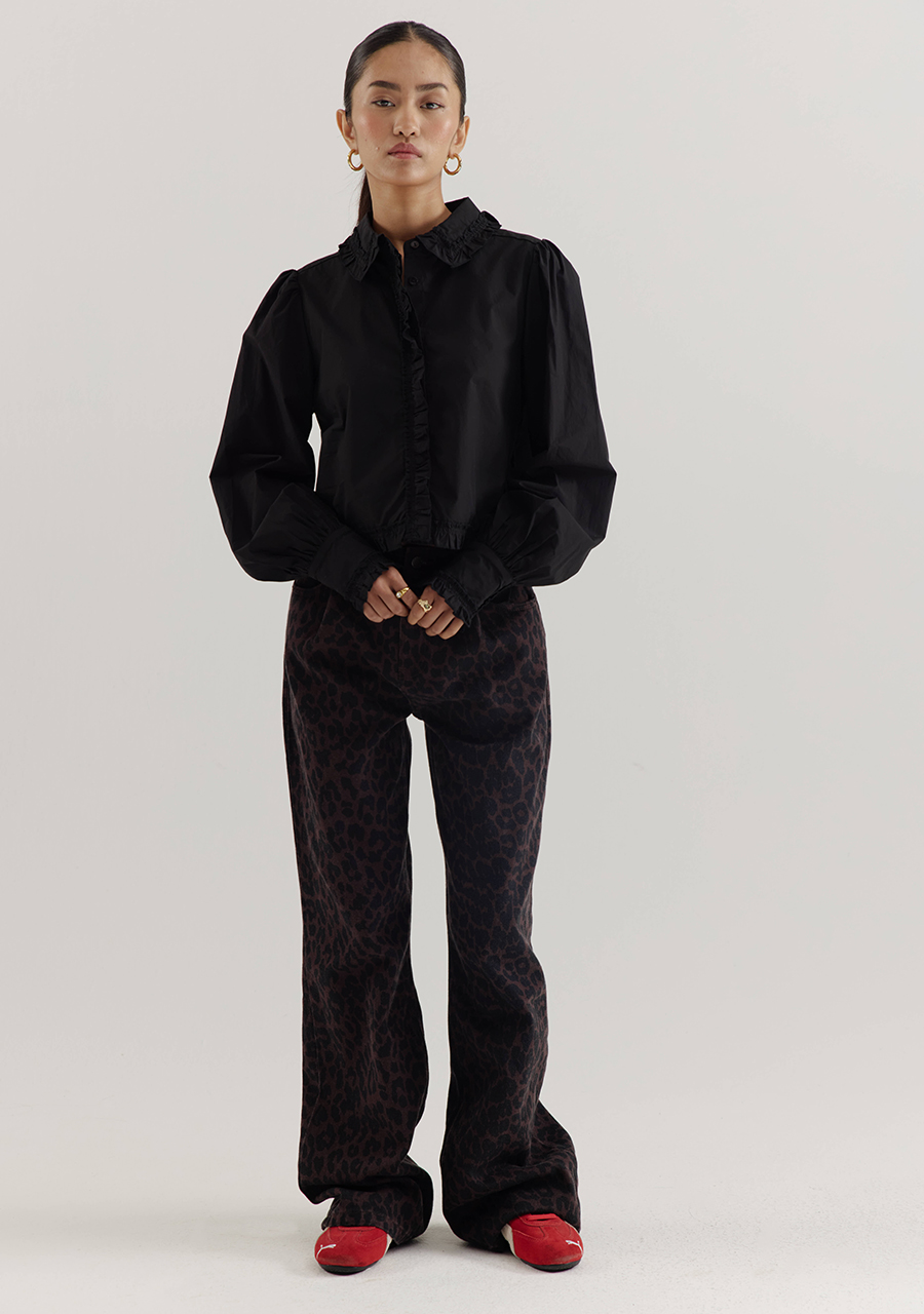 Harper & Yve Blouse Ellie AW25P603 Zwart