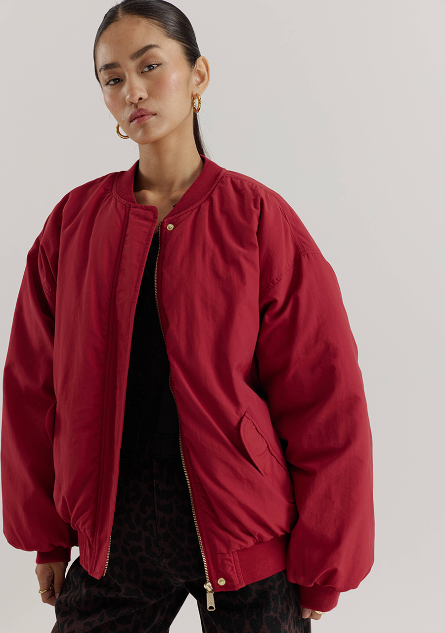 Harper & Yve Bomberjack Nora AW25N222 Rood