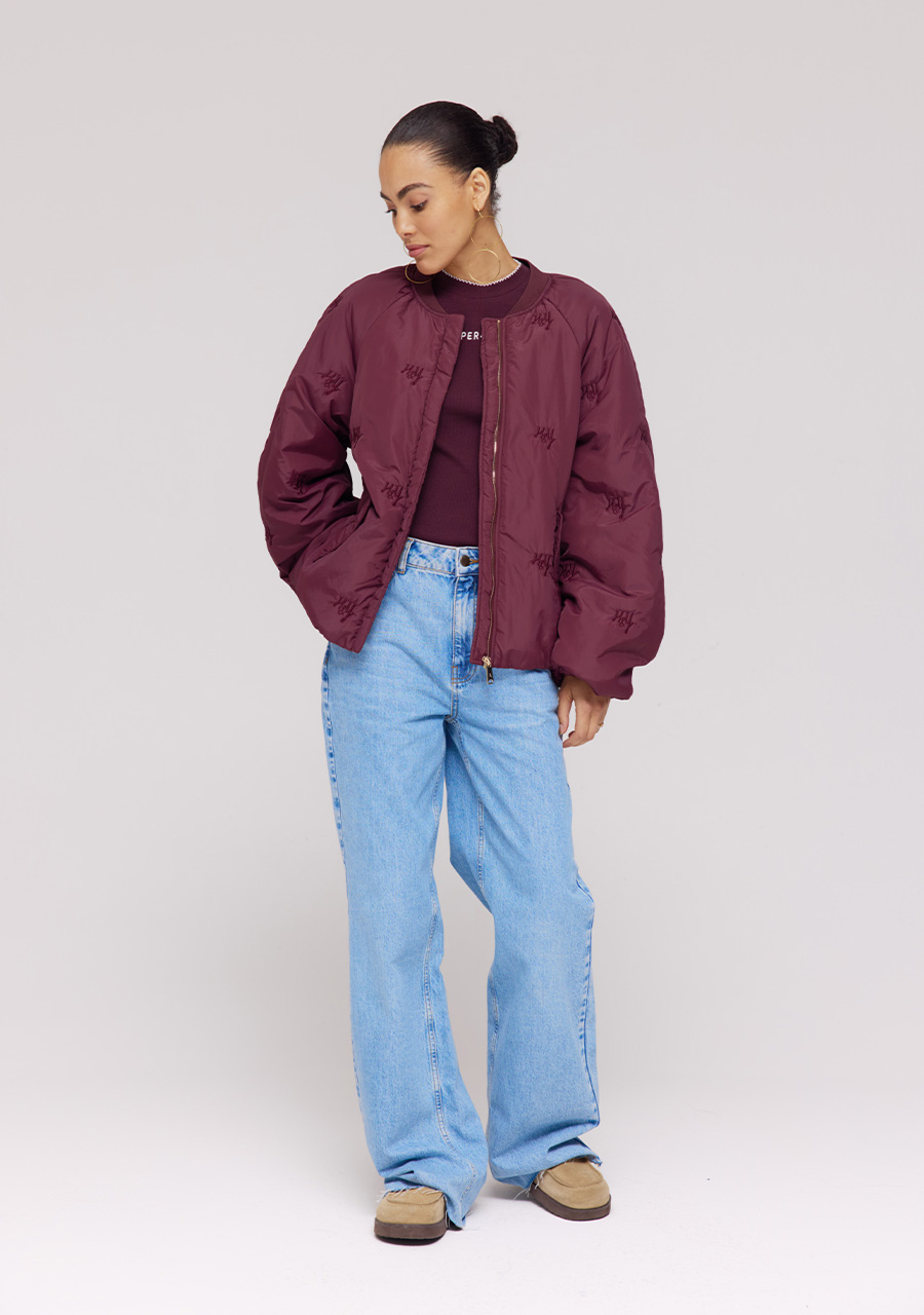 Harper & Yve Bomberjack Nori DW25N213 Bordeaux