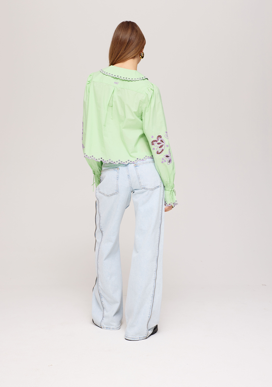 Harper & Yve Blouse Candice SS25C603 Groen