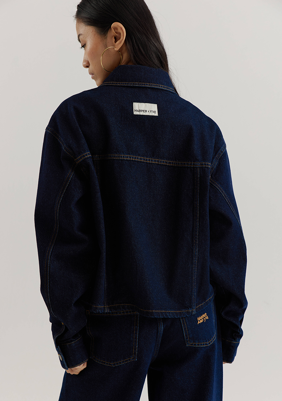 Harper & Yve Jeans Yve AW25R101 Donker blauw