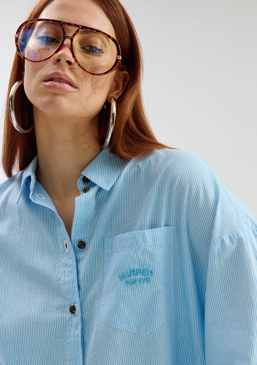 Harper & Yve Blouse Melina SS6C600 Licht blauw