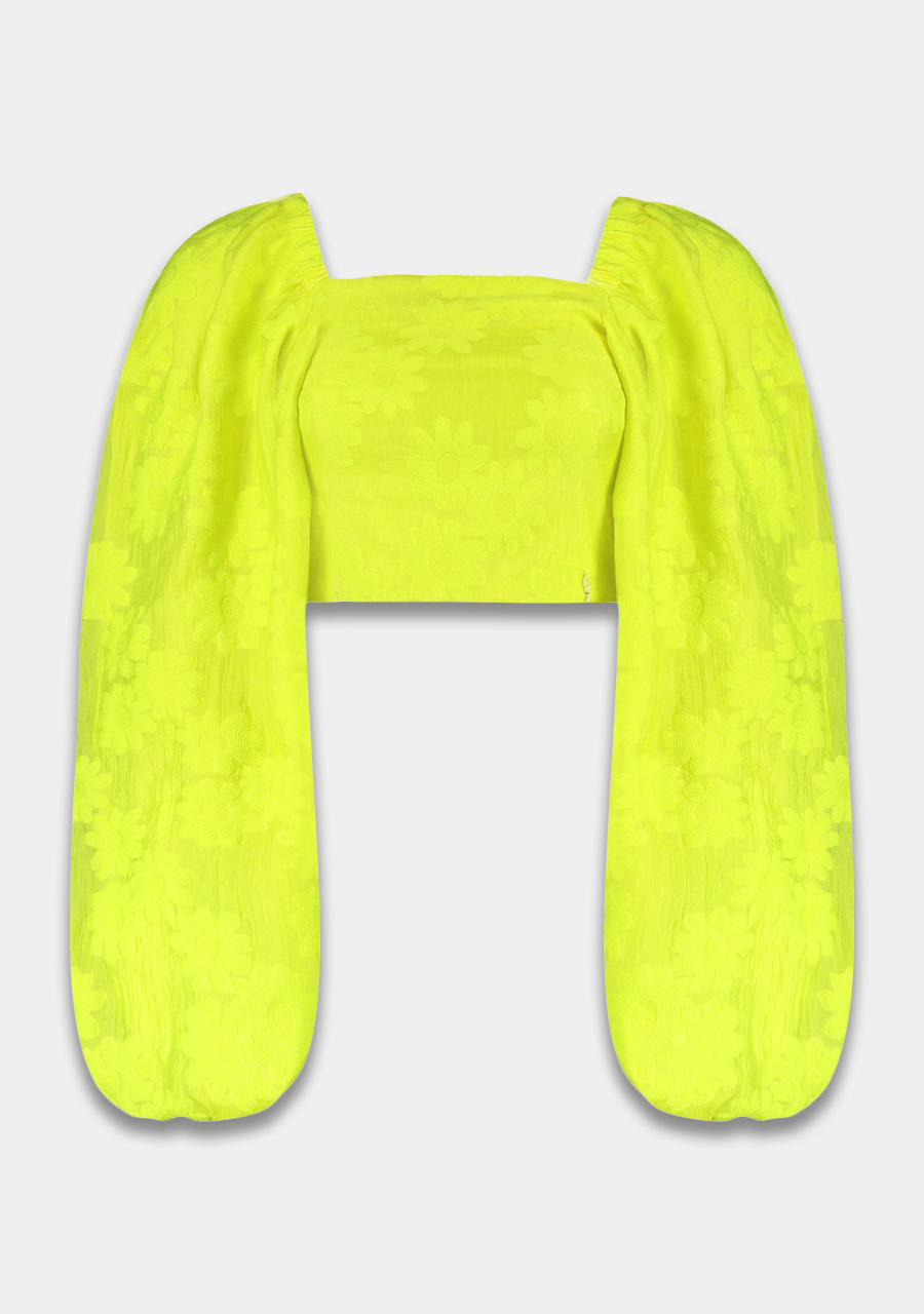 Harper & Yve Top Evi HS25J408 Geel