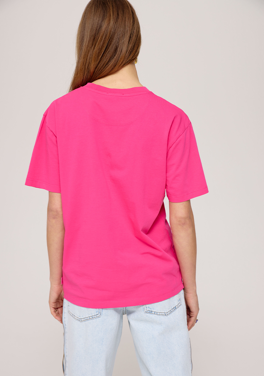 Harper & Yve T-shirt Rhinestone SS25Y301 Roze