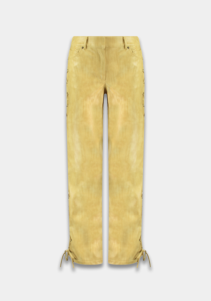 Harper & Yve Broek Sally DW25P111 Geel