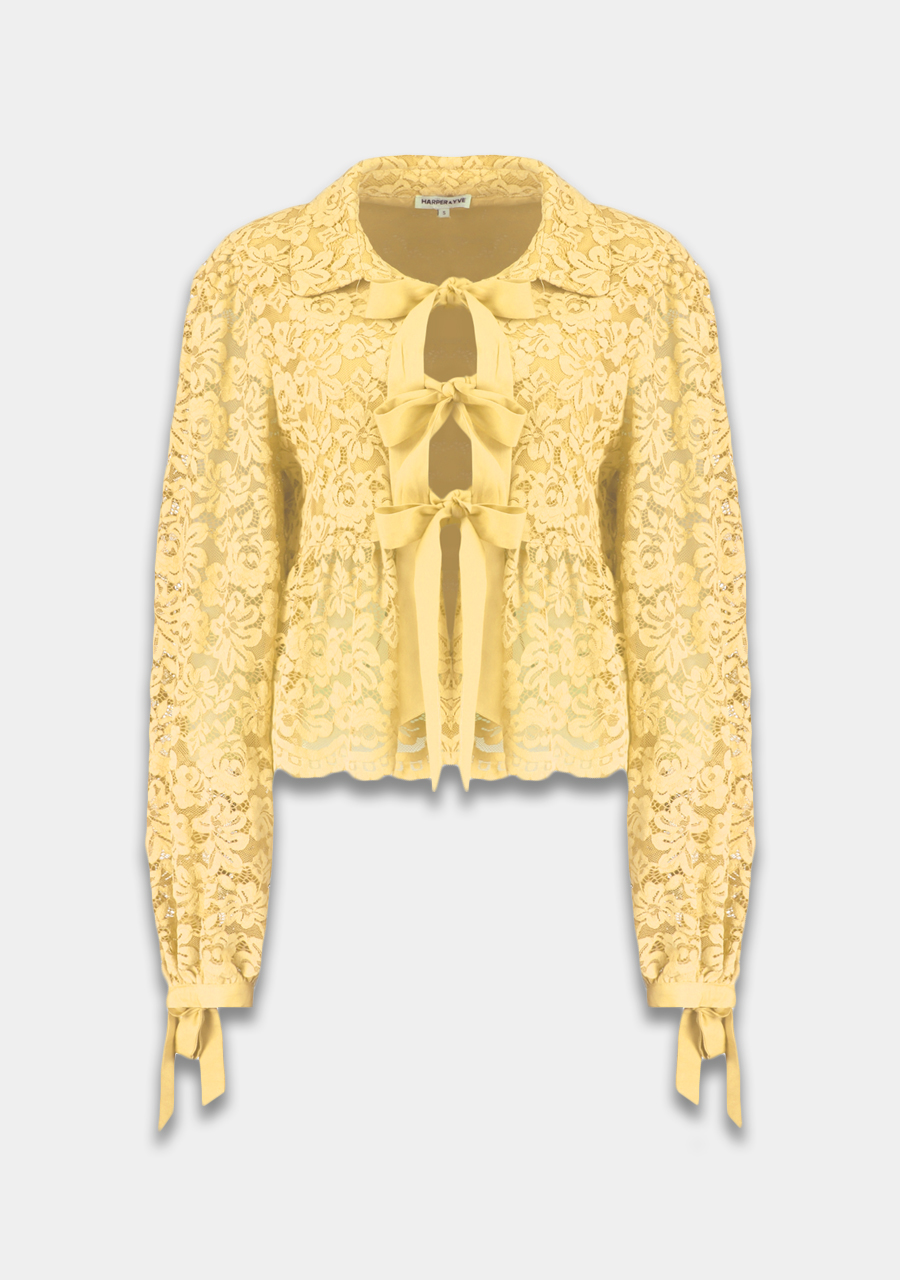 Harper & Yve Blouse Maral SS25P606 Geel