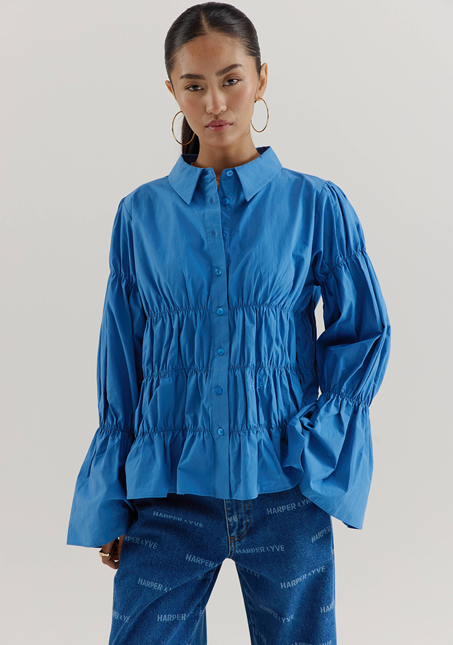 Harper & Yve Blouse Senna AW25P616 Blauw