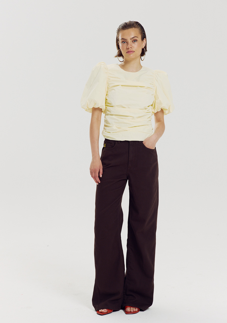 Harper & Yve Blouse Niko AW6P402 Licht geel