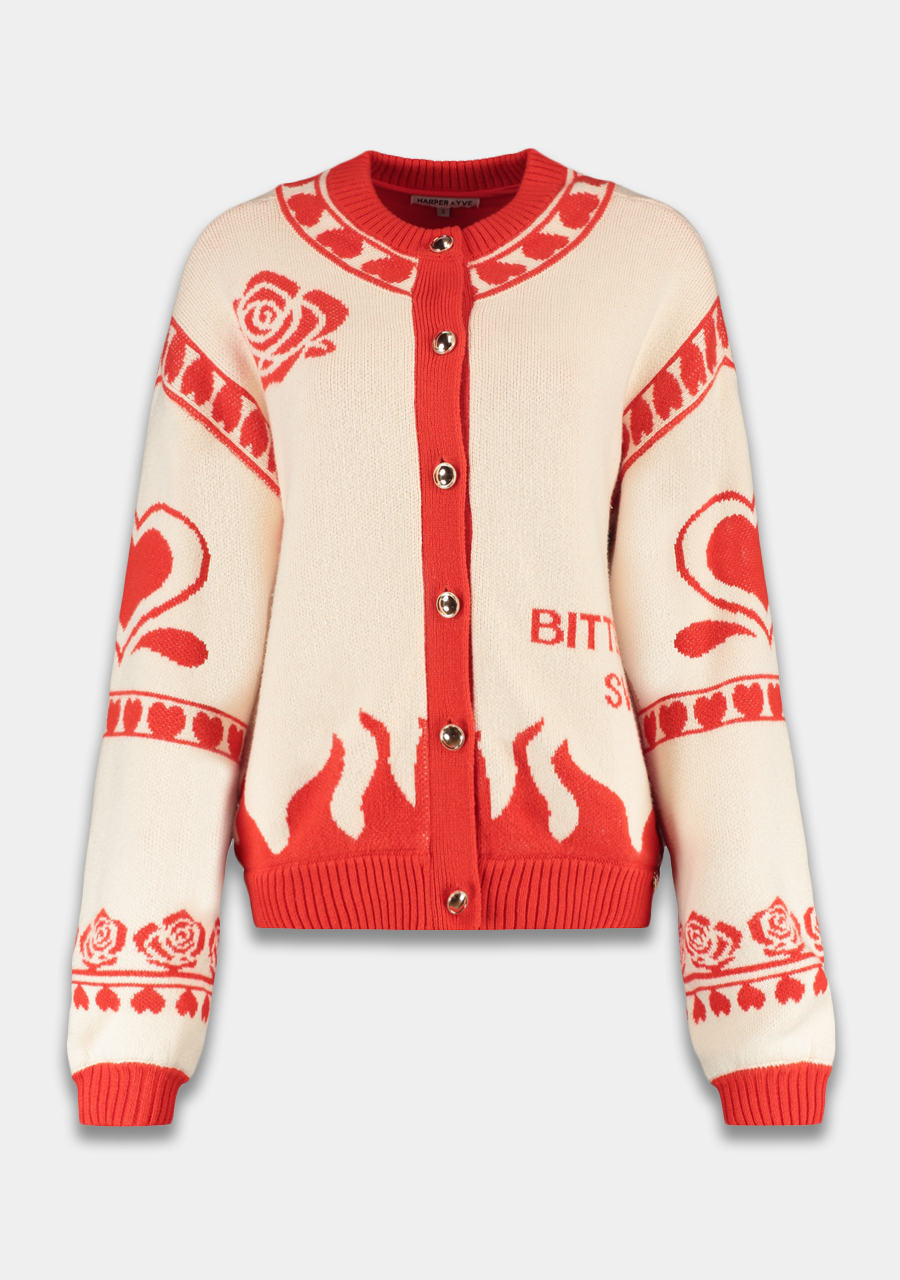 Harper & Yve Vest Jazz SS25W801 Rood