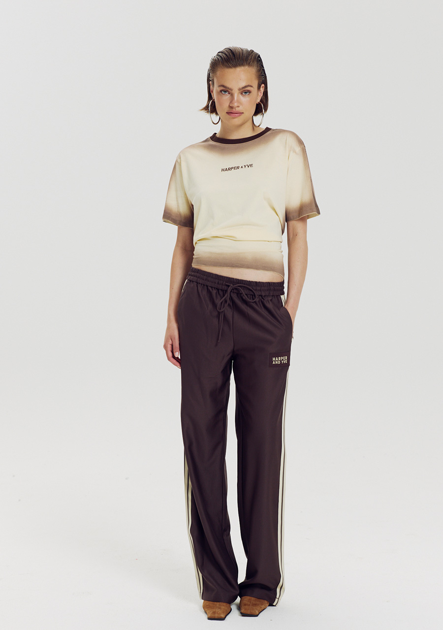 Harper & Yve T-shirt Set the mood AW6Y300 Licht geel