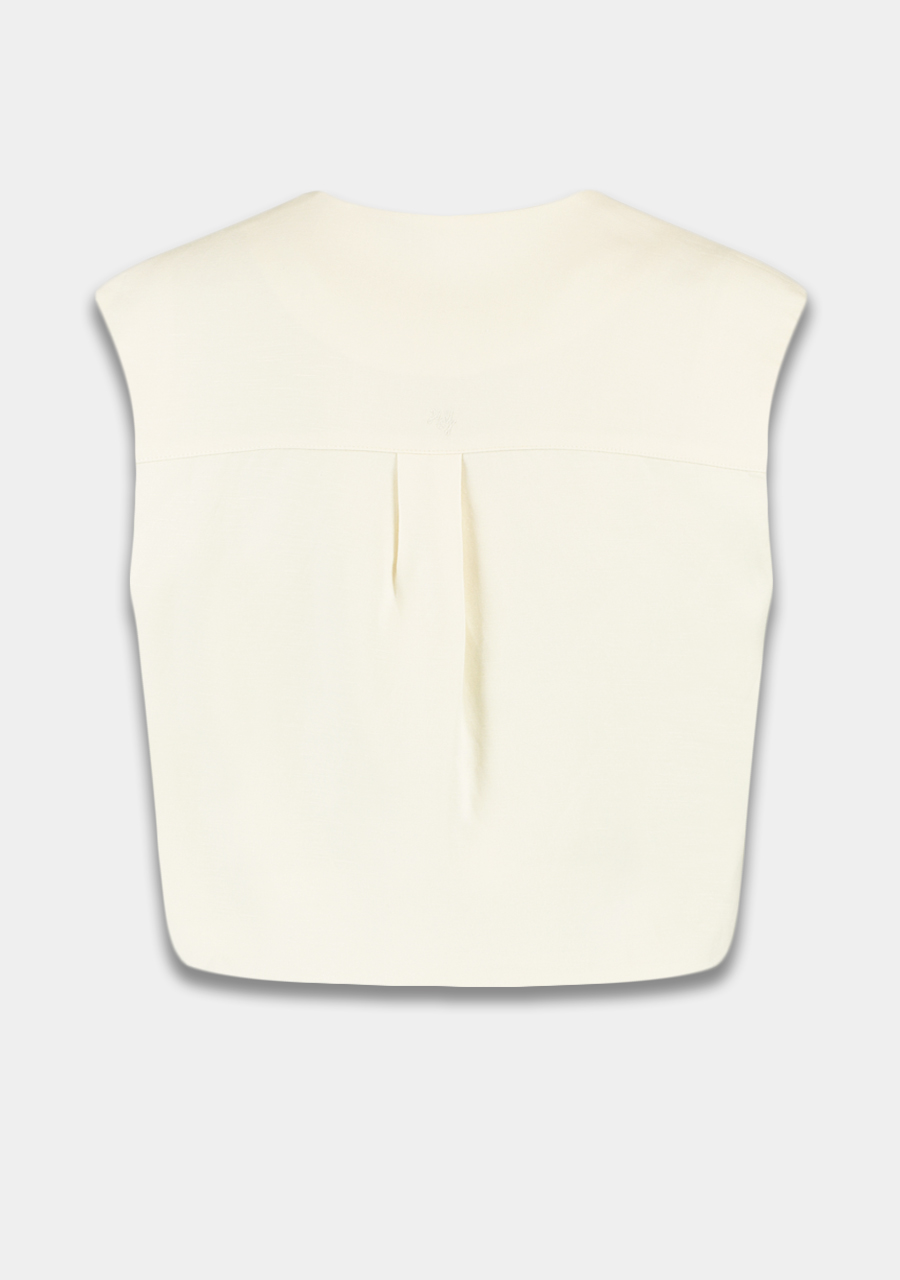 Harper & Yve Gilet Shelby HS25P202 Ecru