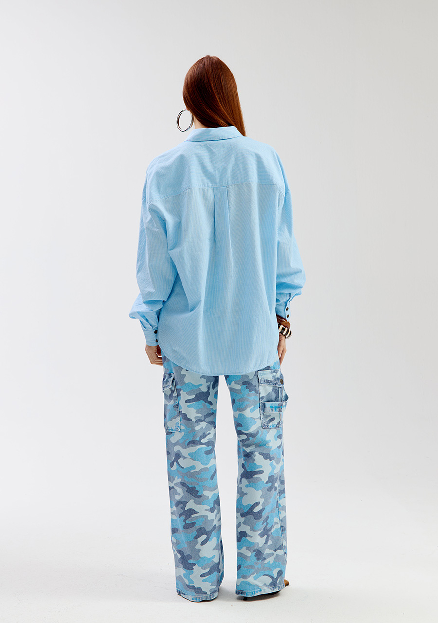 Harper & Yve Blouse Melina SS6C600 Licht blauw