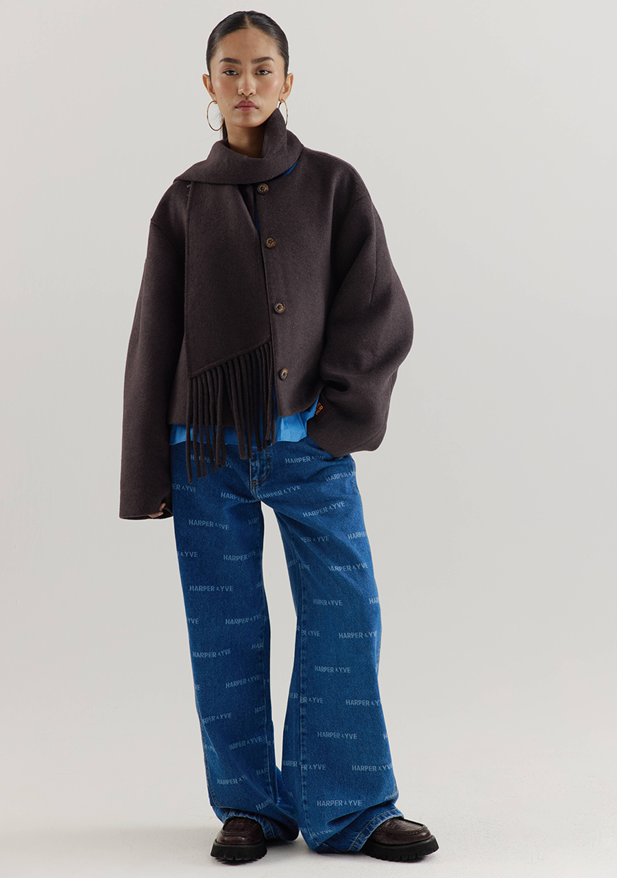 Harper & Yve Jack Kisha AW25N220 Donker Grijs