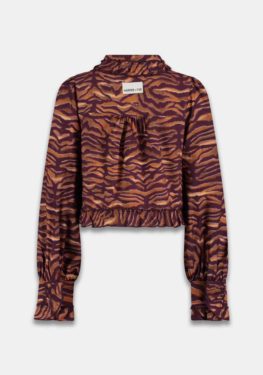 Harper & Yve Blouse Ellie SS6P600 Bruin