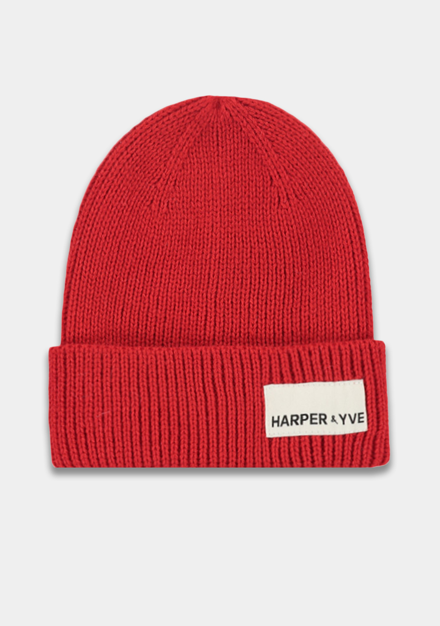 Harper & Yve Beanie harper AW25NACC01 Rood