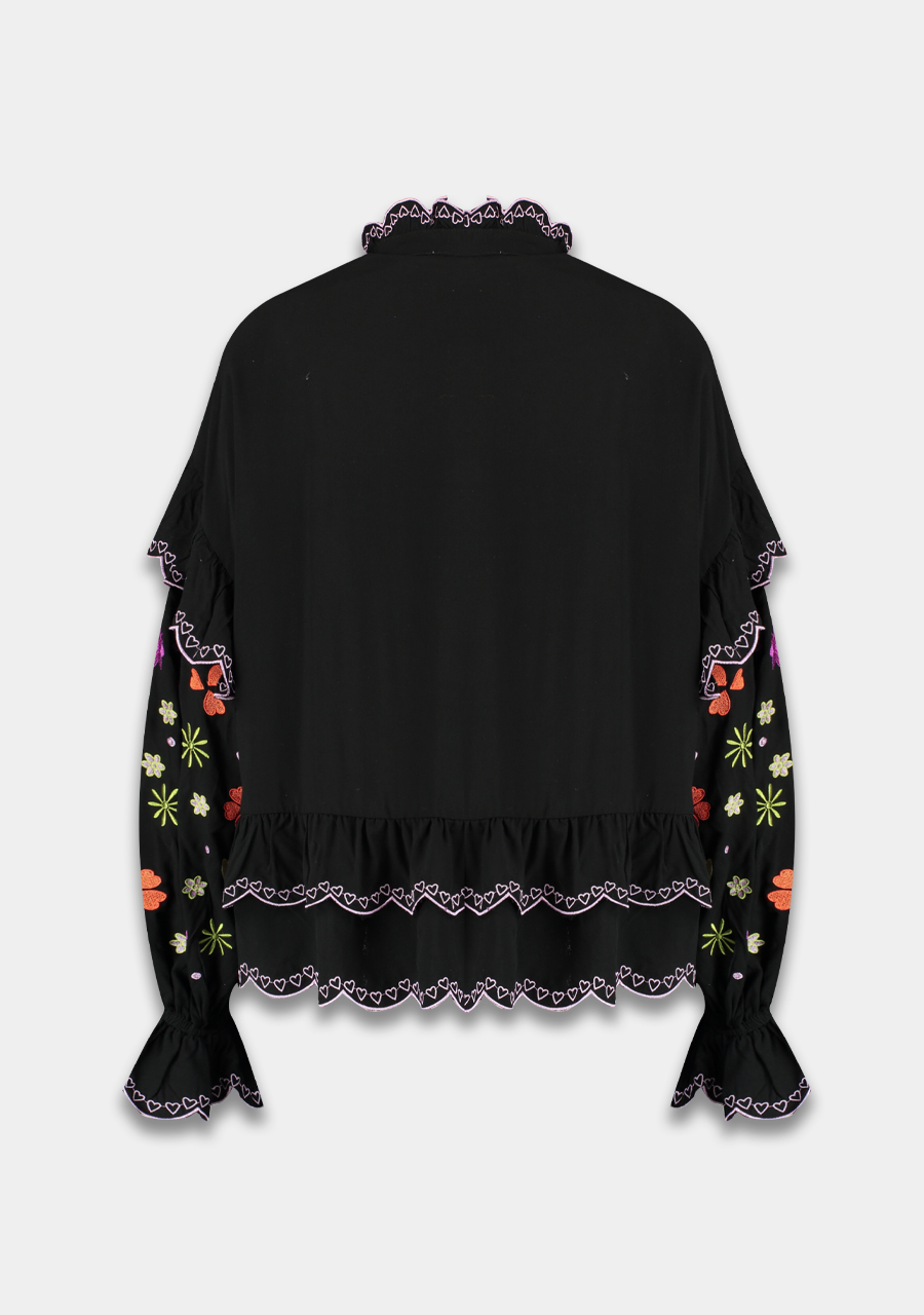 Harper & Yve Blouse Joan AW24P605 Zwart