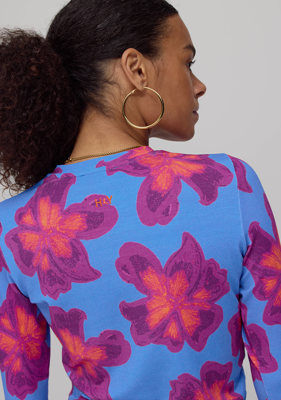 Harper & Yve Top Jeff AW25T502 Blauw