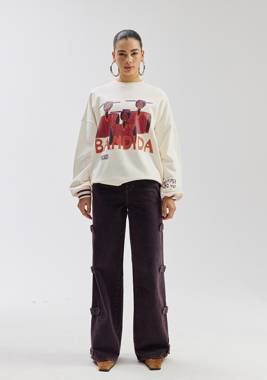 Harper & Yve Sweater Bandida SS6Y501 Ecru